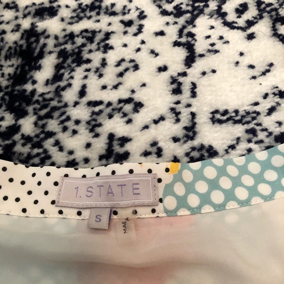 1 State flirty pin tuck mini skirt - Picture 5 of 5